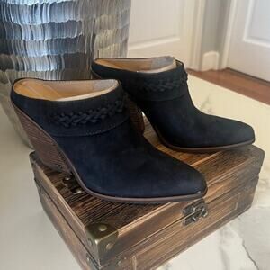 Sam Eldelman Alison Suede Heels in Black